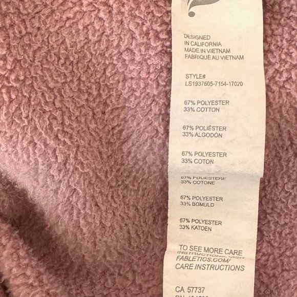 FABLETICS - Zaylee Funnel Neck Tunic | Size: XS | Color: Orchid Smoke | Used - Picture 6 of 8